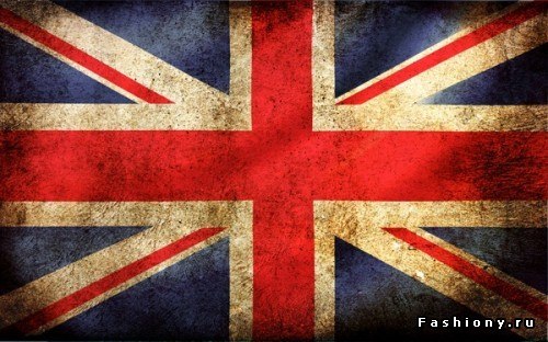 джинсы с британским флагом
